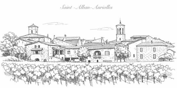 Le village de Saint-Alban-Auriolles